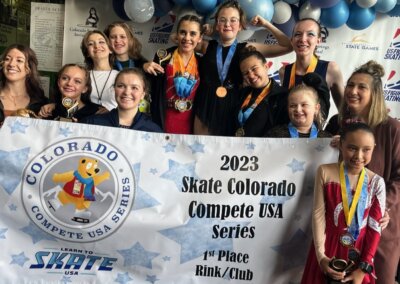 Greeley Ice Haus and Mountain View Skating Club Skaters Win State Competition for Second Straight Year